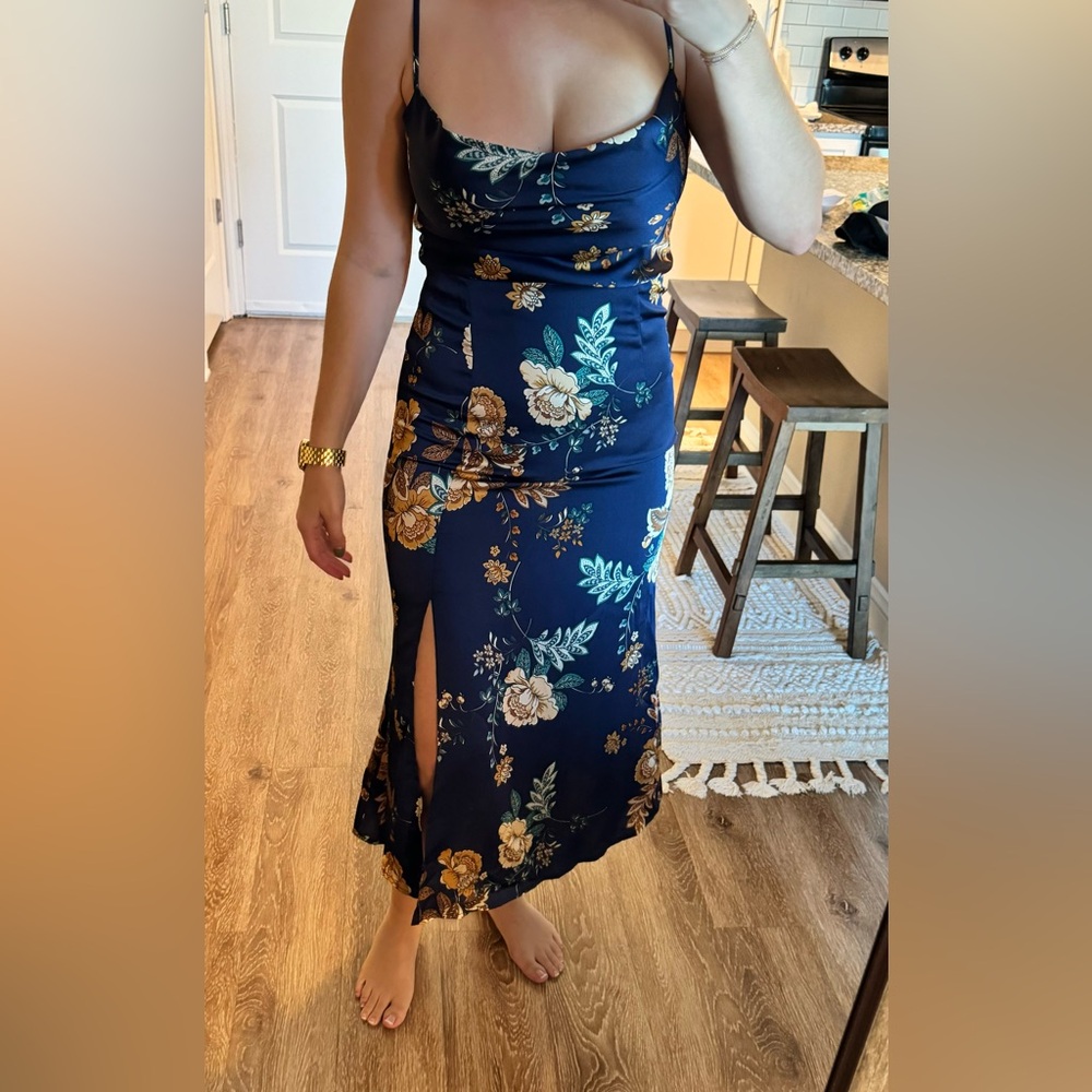 Selfie Dress Blue Size M - Woman